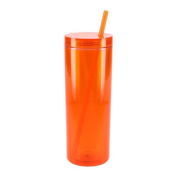 Chroma Recycled Acrylic Straw Tumbler, 16oz.