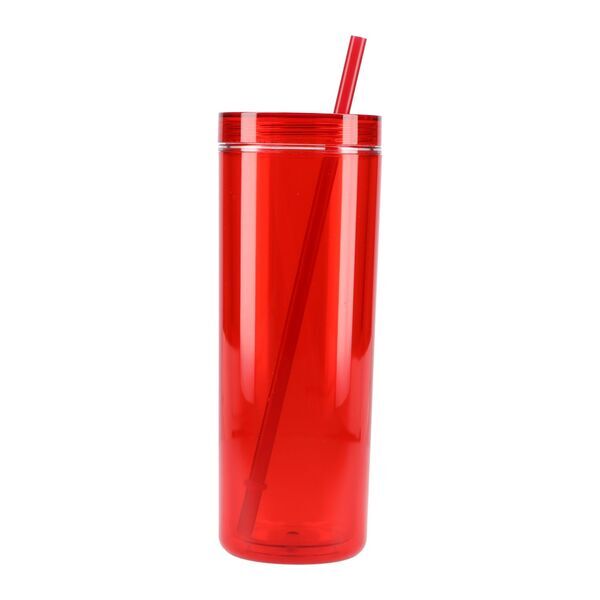 Chroma Recycled Acrylic Straw Tumbler, 16oz.