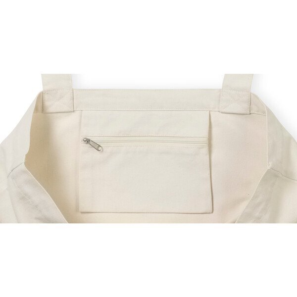 AWARE™ Recycled Cotton Shopper Tote Bag w/ Interior Zip Pocket