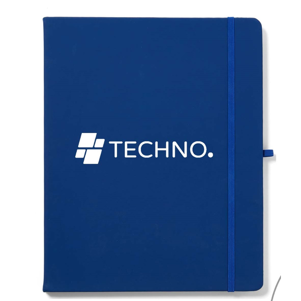 Soft Touch Journal w/ Pen Loop, 8" x 10"