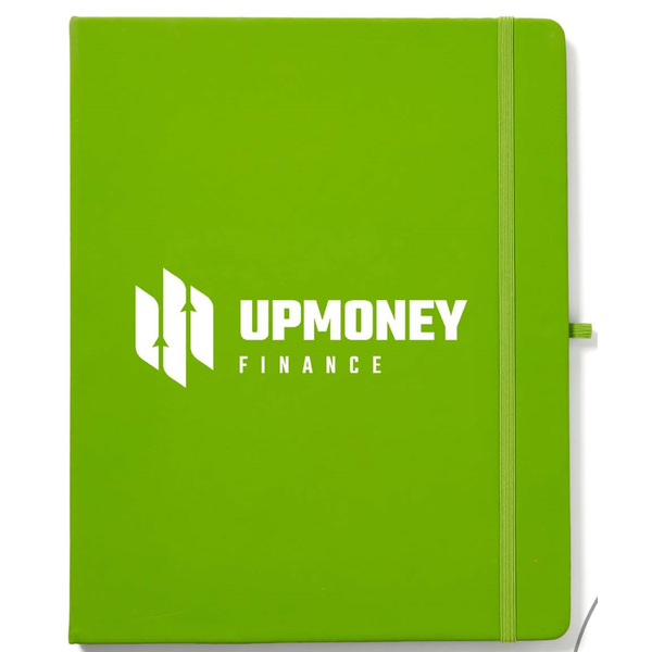 Soft Touch Journal w/ Pen Loop, 8" x 10"