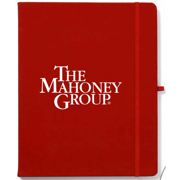 Soft Touch Journal w/ Pen Loop, 8" x 10"