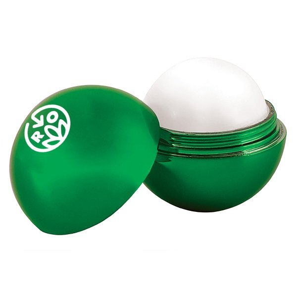 Metallic Finish Round 2-Piece Lip Balm Set in Tube