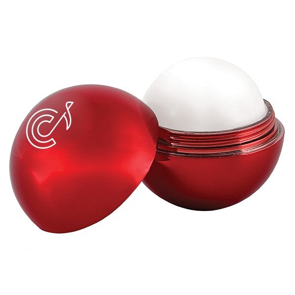 Metallic Finish Round 2-Piece Lip Balm Set in Tube