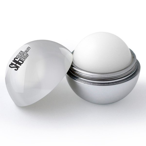 Metallic Finish Round 2-Piece Lip Balm Set in Tube