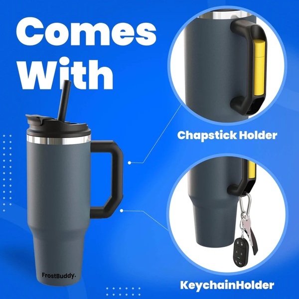 FrostBuddy® Thicc Buddy Beverage Insulator & Tumbler, 40oz.