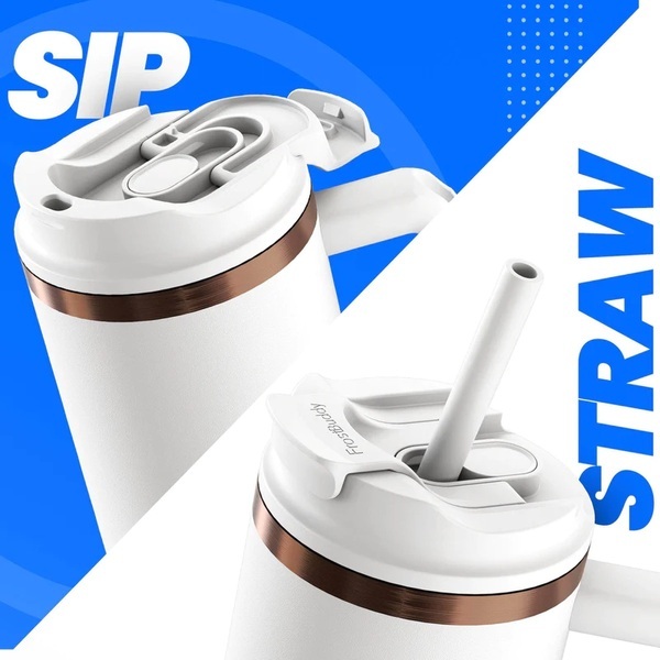 FrostBuddy® Thicc Buddy Beverage Insulator & Tumbler, 40oz.