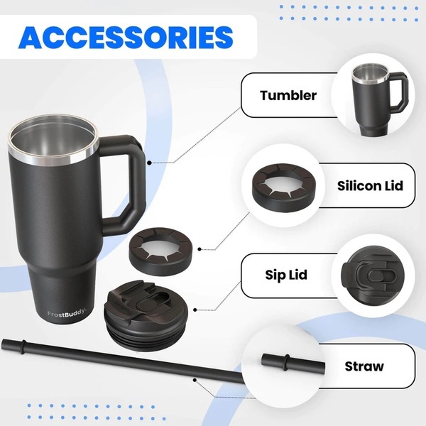 FrostBuddy® Thicc Buddy Beverage Insulator & Tumbler, 40oz.