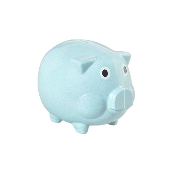 Classic Wheat Straw Piggy Bank