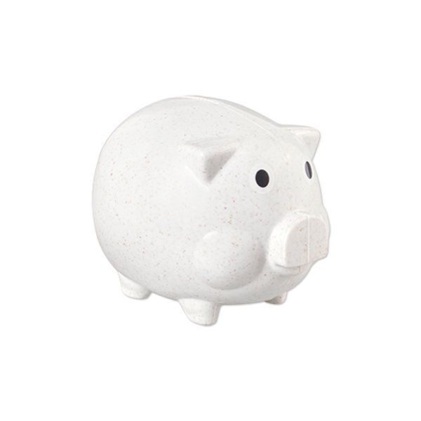 Classic Wheat Straw Piggy Bank