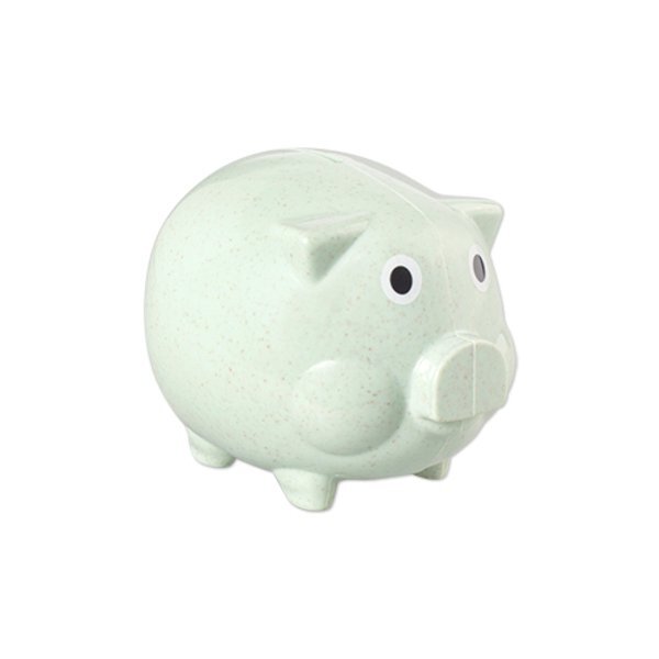 Classic Wheat Straw Piggy Bank