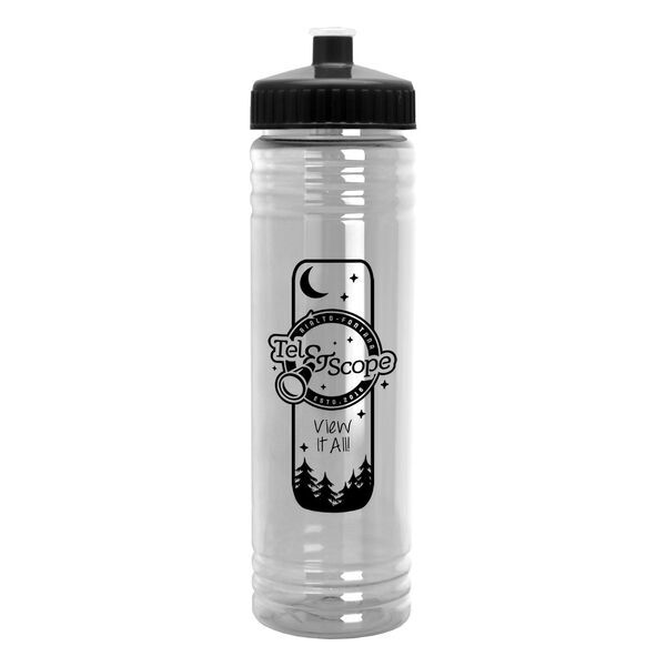 Slim Fit Water Bottle With Push-Pull Lid, 24oz.