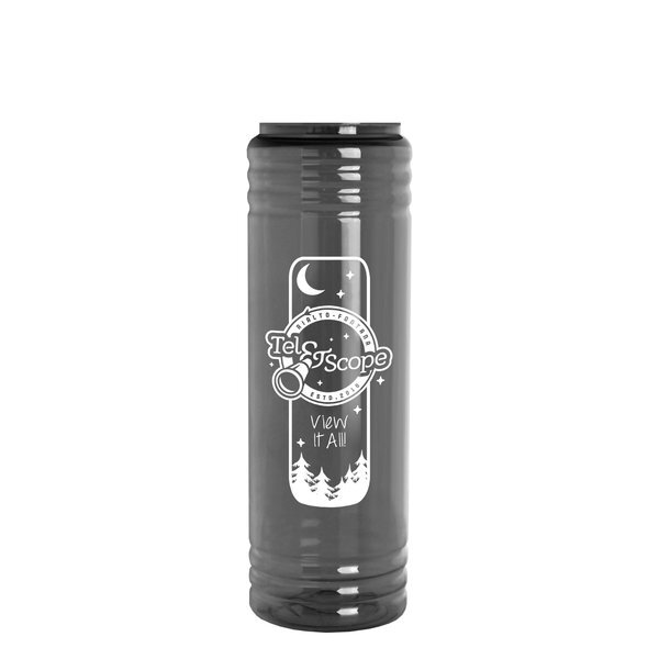 Slim Fit Water Bottle With Push-Pull Lid, 24oz.