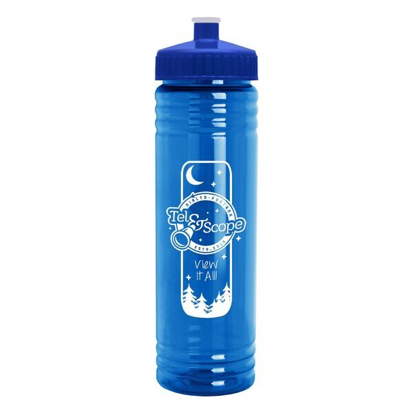 Slim Fit Water Bottle With Push-Pull Lid, 24oz.