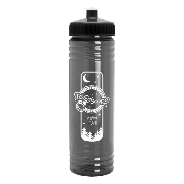 Slim Fit Water Bottle With Push-Pull Lid, 24oz.
