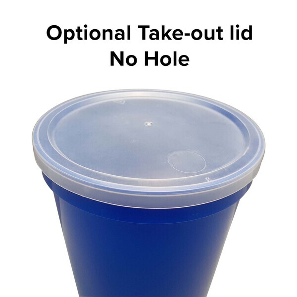 Cups-On-The-Go Translucent Stadium Cup, 16oz.