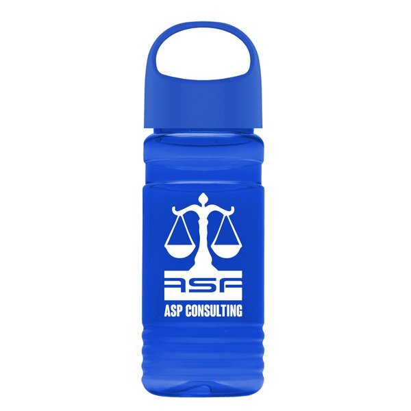 UpCycle RPET Bottle Oval Crest Lid, 20oz.