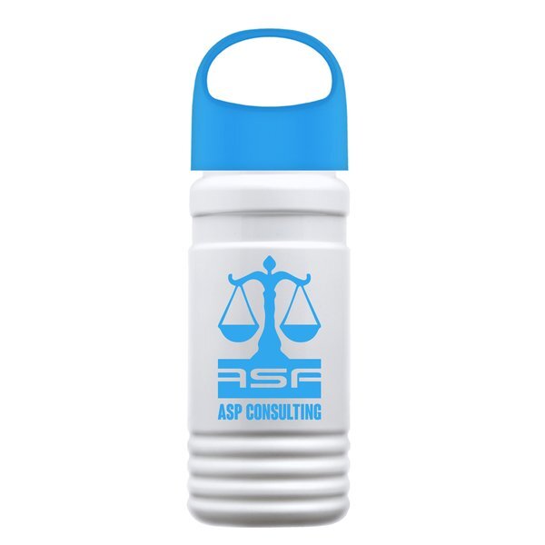 UpCycle RPET Bottle Oval Crest Lid, 20oz.