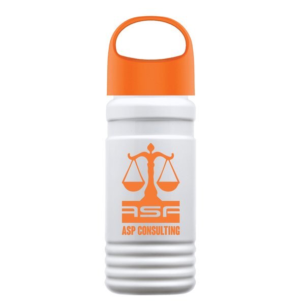 UpCycle RPET Bottle Oval Crest Lid, 20oz.