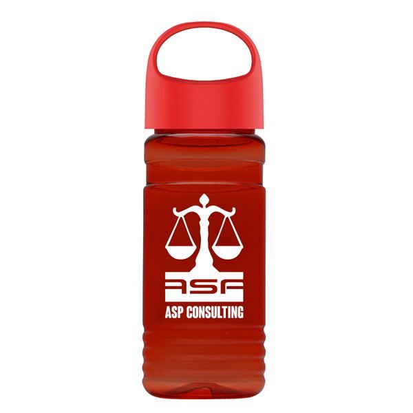 UpCycle RPET Bottle Oval Crest Lid, 20oz.