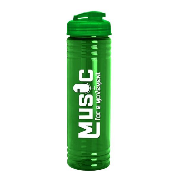 Slim Fit Water Bottle With Flip Lid, 24oz.