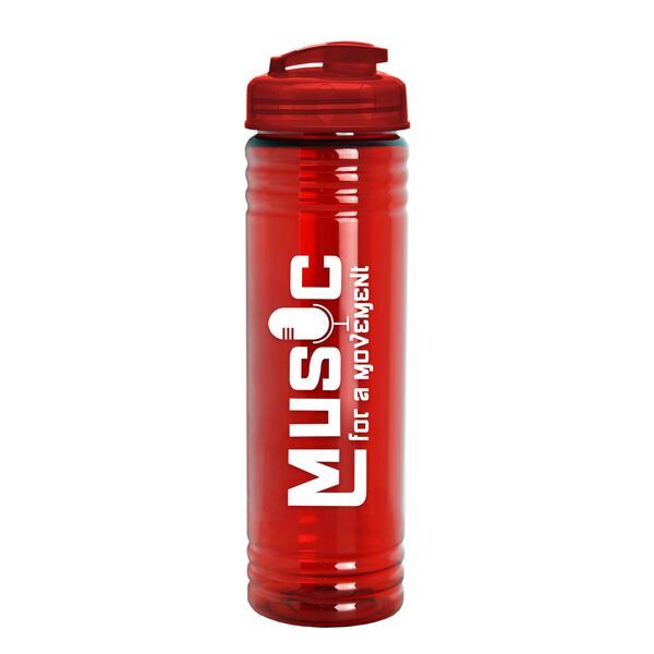 Slim Fit Water Bottle With Flip Lid, 24oz.