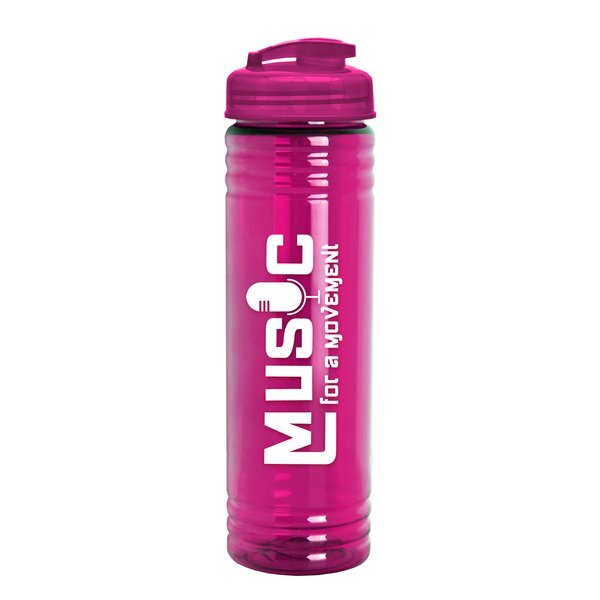 Slim Fit Water Bottle With Flip Lid, 24oz.