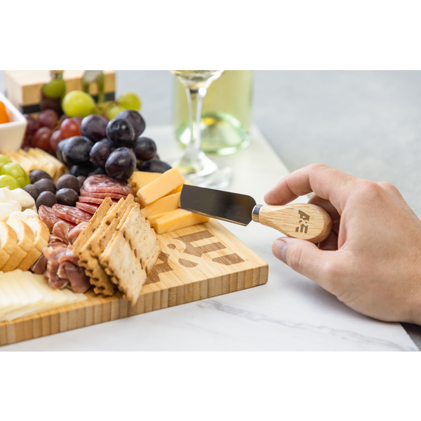 Bamboo Charcuterie Board w/ Bowl, Utensils & Forks