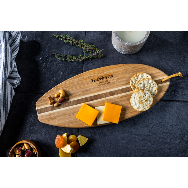 Lil' Surfer Bamboo Cutting Board