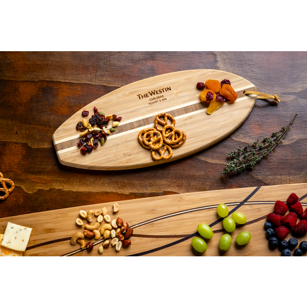 Lil' Surfer Bamboo Cutting Board