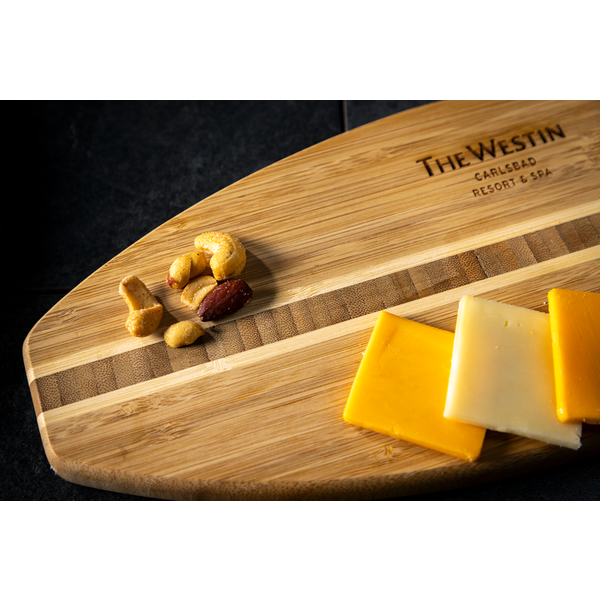 Lil' Surfer Bamboo Cutting Board