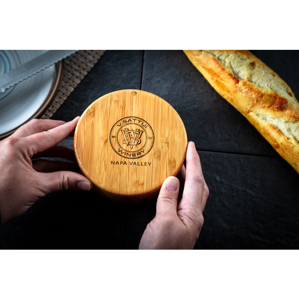 Bamboo Salt Keeper Duet Container