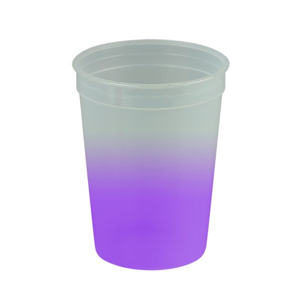 Cups-On-The-Go Cool Color Change Stadium Cup, 12oz.