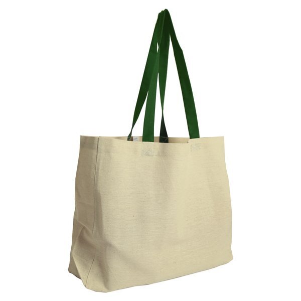 Natural Canvas Tote with Full Color Imprint,  8oz.