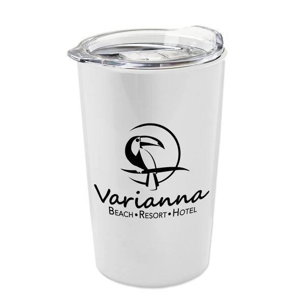 Sentinel Acrylic Tumbler With Slide Lid, 14oz.