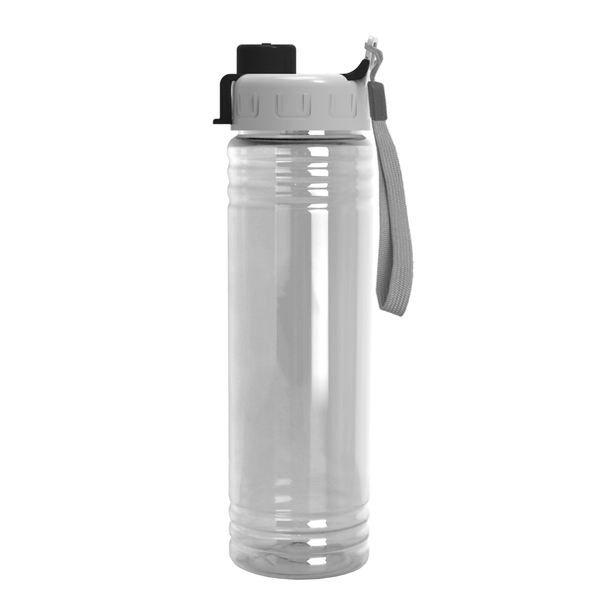 Slim Fit Water Bottles With Quick Snap Lid, 24oz.