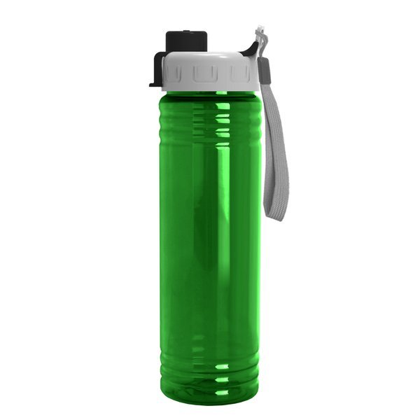 Slim Fit Water Bottles With Quick Snap Lid, 24oz.