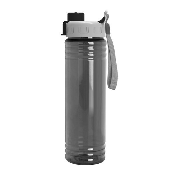Slim Fit Water Bottles With Quick Snap Lid, 24oz.