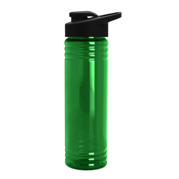 Slim Fit UpCycle RPET Bottles With Drink-Thru Lid, 24oz.