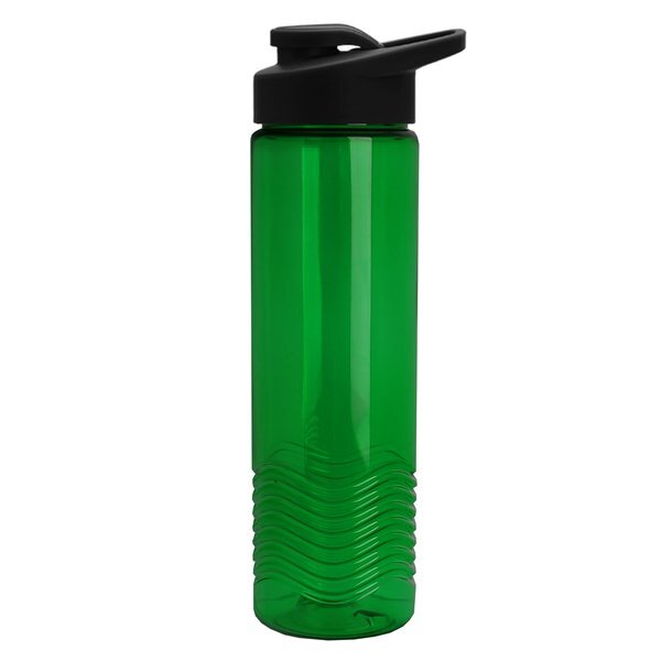 Wave Tritan™ Bottle With Drink Thru Lid, 24oz.