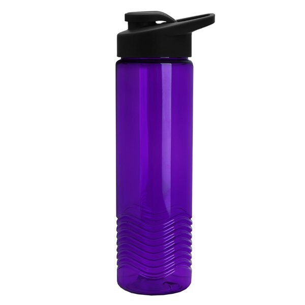 Wave Tritan™ Bottle With Drink Thru Lid, 24oz.