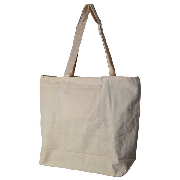 Weekend Canvas Tote with Zipper