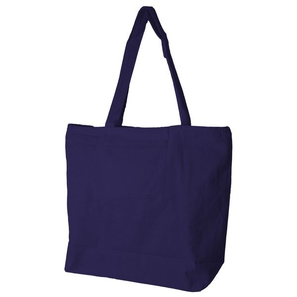 Weekend Canvas Tote with Zipper
