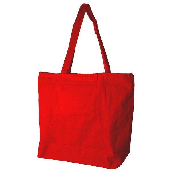 Weekend Canvas Tote with Zipper