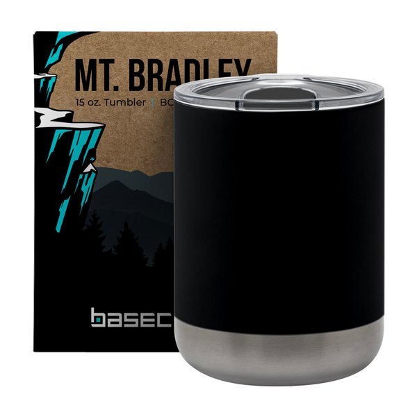 Basecamp® Double Wall Vacuum Tumbler w/ Slide Lid, 15oz.