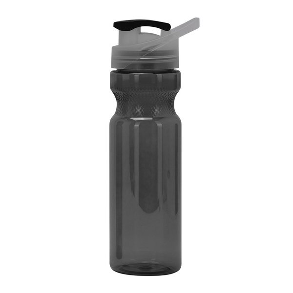 Fitness PET Bottle w/ Guzzler Lid, 28oz.
