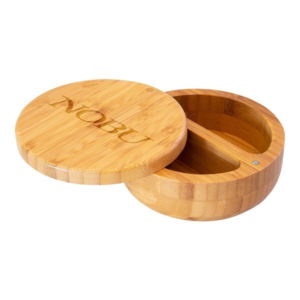 Bamboo Salt Keeper Duet Container