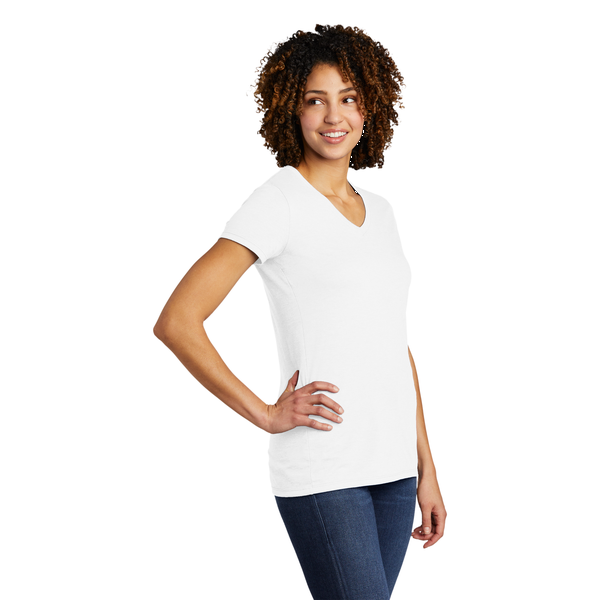 Allmade® Tri-Blend V-Neck Ladies' Tee
