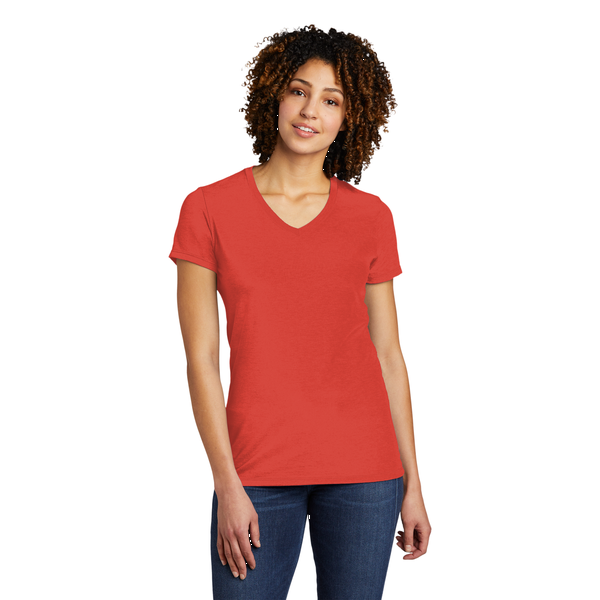 Allmade® Tri-Blend V-Neck Ladies' Tee