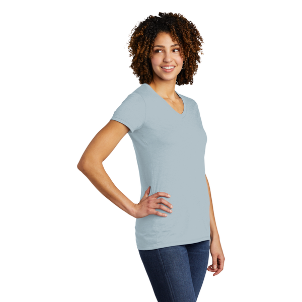 Allmade® Tri-Blend V-Neck Ladies' Tee